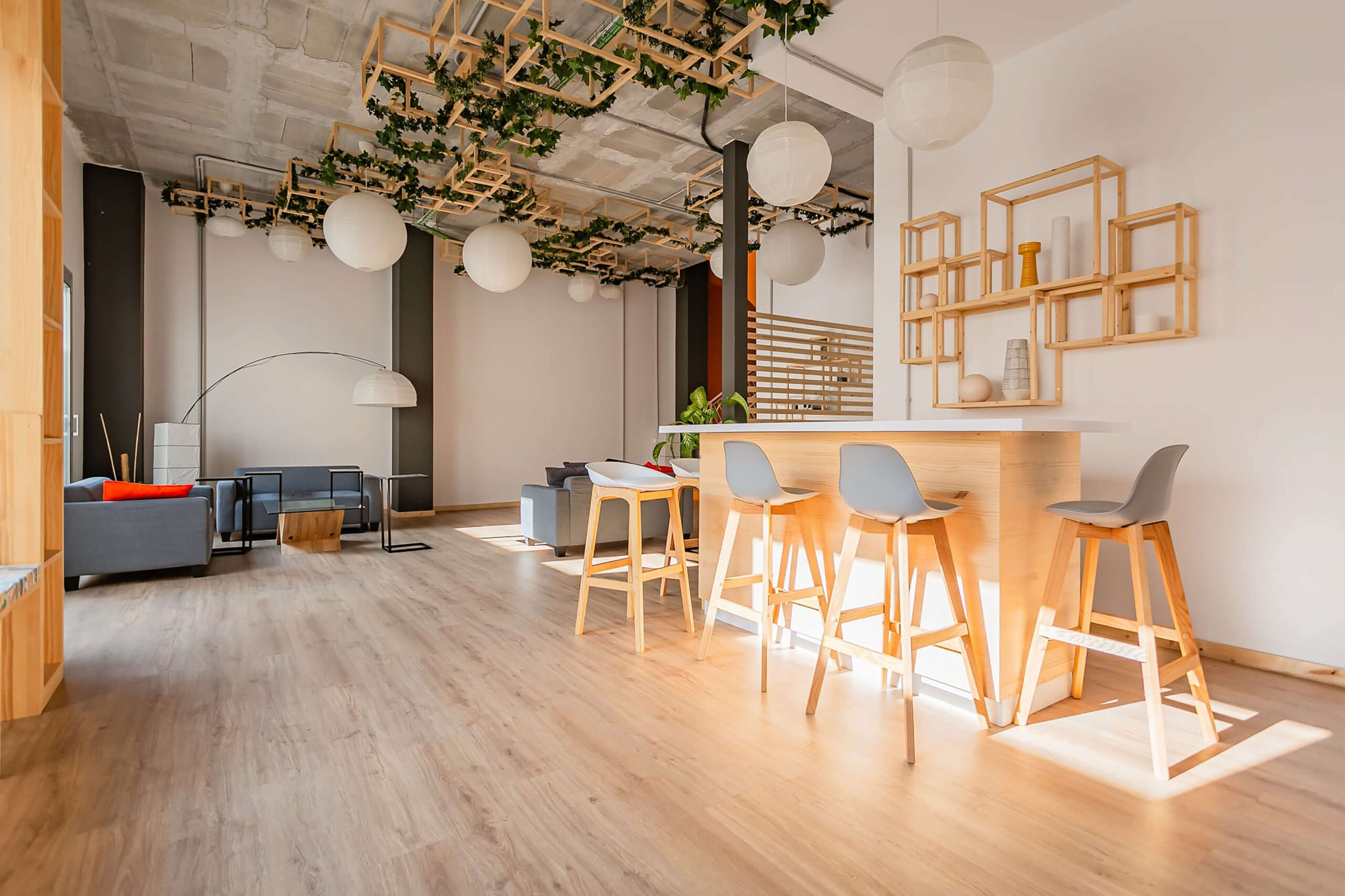 Andrew Staffing creative office interior design project
