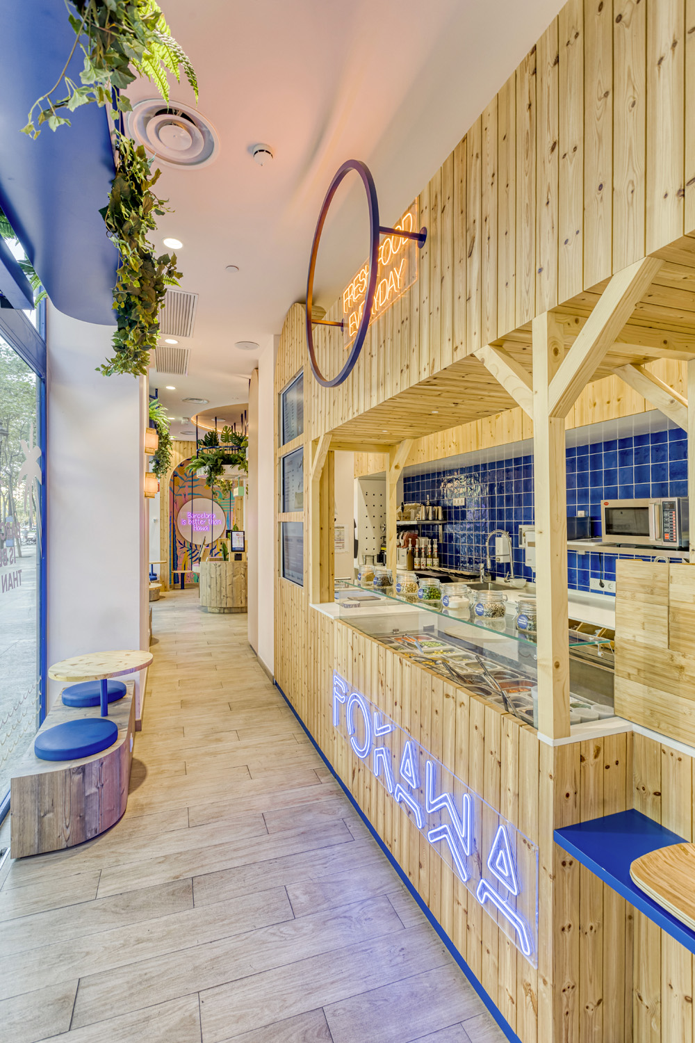 Diseño restaurante saludable en Barcelona